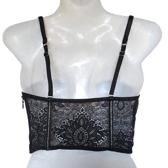 NWOT Very Sexy Victoria's Secret Faux Leather Crop Top/Bralette Size S - Picture 4 of 7